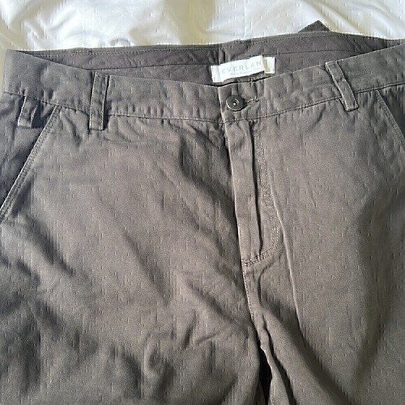 Everlane Mens Cotton Chino Trouser Pants Dark Grey size 32 - Picture 11 of 11
